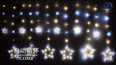 Big and small star light string