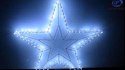 Iron Pentagram Star Light