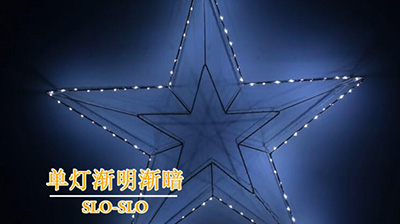 Wrought iron star lights